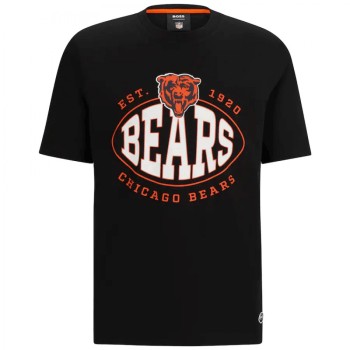 Men's Chicago Bears Black BOSS X Trap T-Shirt Men's Chicago Bears Black BOSS X Trap T-Shirt