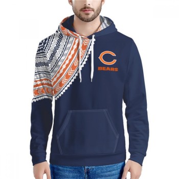 Men's Chicago Bears Navy Hoodie Men's Chicago Bears Navy Hoodie