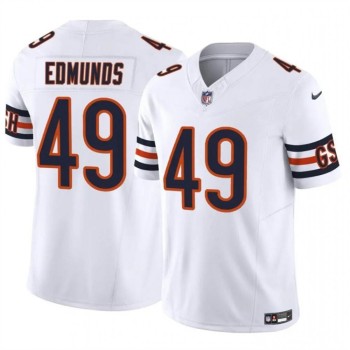 Men's Chicago Bears #49 Tremaine Edmunds White 2023 F.U.S.E. Vapor Stitched Football Jersey Men's Chicago Bears #49 Tremaine Edmunds White 2023 F.U.S.E. Vapor Stitched Football Jersey