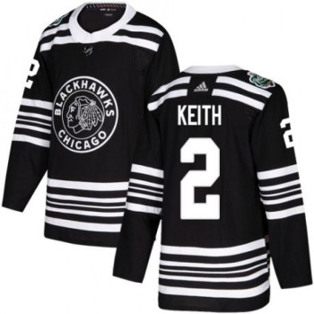 Men's Chicago Blackhawks #2 Duncan Keith Black 2019 Winter Classic Stitched NHL Jersey Men's Chicago Blackhawks #2 Duncan Keith Black 2019 Winter Classic Stitched NHL Jersey