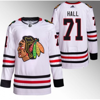 Men's Chicago Blackhawks #71 Taylor Hall White Stitched Hockey Jersey Men's Chicago Blackhawks #71 Taylor Hall White Stitched Hockey Jersey