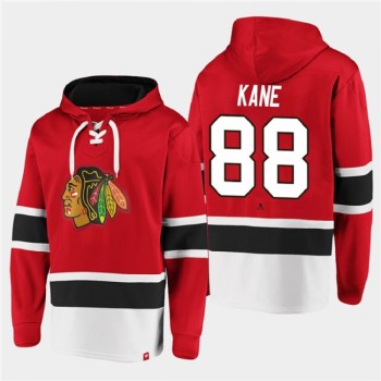 Men's Chicago Blackhawks #88 Patrick Kane Red All Stitched Sweatshirt Hoodie Men's Chicago Blackhawks #88 Patrick Kane Red All Stitched Sweatshirt Hoodie