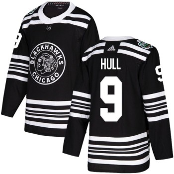Men's Chicago Blackhawks #9 Bobby Hull Black 2019 Winter Classic Stitched NHL Jersey Men's Chicago Blackhawks #9 Bobby Hull Black 2019 Winter Classic Stitched NHL Jersey