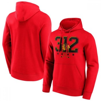 Men's Chicago Blackhawks Red Hometown Graphic Hoodie Men's Chicago Blackhawks Red Hometown Graphic Hoodie
