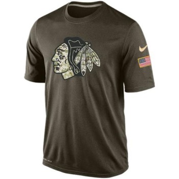 Men's Chicago Blackhawks Salute To Service Dri-FIT T-Shirt Men's Chicago Blackhawks Salute To Service Dri-FIT T-Shirt