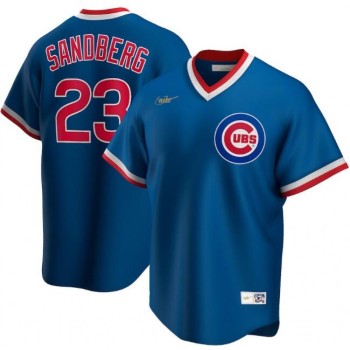 Men's Chicago Cubs #23 Ryne Sandberg 2020 New Blue Cool Base Stitched Jersey Men's Chicago Cubs #23 Ryne Sandberg 2020 New Blue Cool Base Stitched Jersey