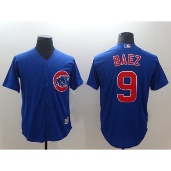 Men's Chicago Cubs #9 Javier Baez Royal Throwback Cool Base Stitched MLB Jersey Men's Chicago Cubs #9 Javier Baez Royal Throwback Cool Base Stitched MLB Jersey