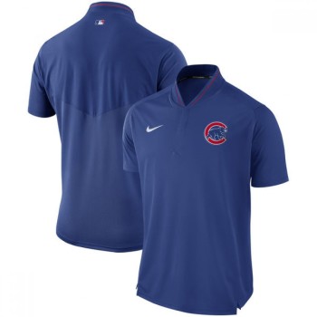 Men's Chicago Cubs Royal Authentic Collection Elite Performance Polo Men's Chicago Cubs Royal Authentic Collection Elite Performance Polo
