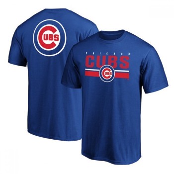 Men's Chicago Cubs Royal Team Logo T-Shirt Men's Chicago Cubs Royal Team Logo T-Shirt