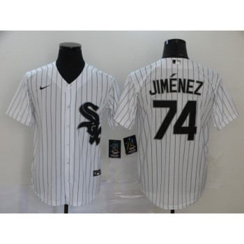 Men's Chicago White Sox #74 Eloy Jimenez White Cool Base Stitched MLB Jersey Men's Chicago White Sox #74 Eloy Jimenez White Cool Base Stitched MLB Jersey