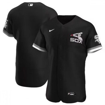 Men's Chicago White Sox Blank Black Flex Base Stitched Jersey Men's Chicago White Sox Blank Black Flex Base Stitched Jersey