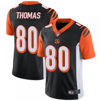 Men's Cincinnati Bengals #80 Mike Thomas Black Vapor Untouchable Limited Stitched Jersey Men's Cincinnati Bengals #80 Mike Thomas Black Vapor Untouchable Limited Stitched Jersey