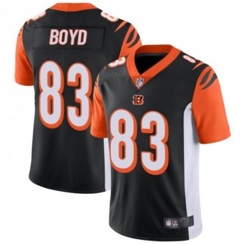Men's Cincinnati Bengals #83 Tyler Boyd Black Vapor Untouchable Limited Stitched Jersey Men's Cincinnati Bengals #83 Tyler Boyd Black Vapor Untouchable Limited Stitched Jersey