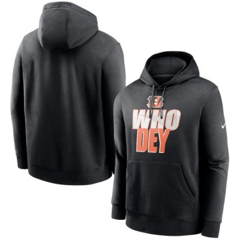 Men's Cincinnati Bengals Black Fan Gear Local Club Pullover Hoodie Men's Cincinnati Bengals Black Fan Gear Local Club Pullover Hoodie
