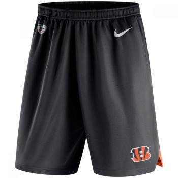 Men's Cincinnati Bengals Black Knit Performance Shorts Men's Cincinnati Bengals Black Knit Performance Shorts