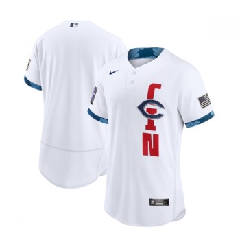 Men's Cincinnati Reds Blank 2021 White All-Star Flex Base Stitched MLB Jersey Men's Cincinnati Reds Blank 2021 White All-Star Flex Base Stitched MLB Jersey