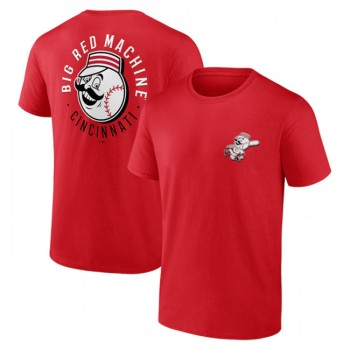 Men's Cincinnati Reds Red Iconic Bring It T-Shirt Men's Cincinnati Reds Red Iconic Bring It T-Shirt