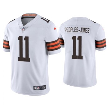 Men's Cleveland Browns #11 Donovan Peoples-Jones 2020 New White Vapor Untouchable Limited Stitched Jersey Men's Cleveland Browns #11 Donovan Peoples-Jones 2020 New White Vapor Untouchable Limited Stitched Jersey