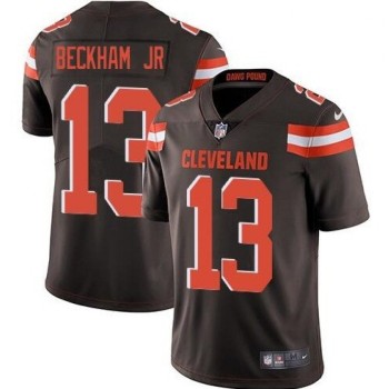 Men's Cleveland Browns #13 Odell Beckham Jr. Brown Vapor Untouchable Limited Stitched NFL Jersey Men's Cleveland Browns #13 Odell Beckham Jr. Brown Vapor Untouchable Limited Stitched NFL Jersey
