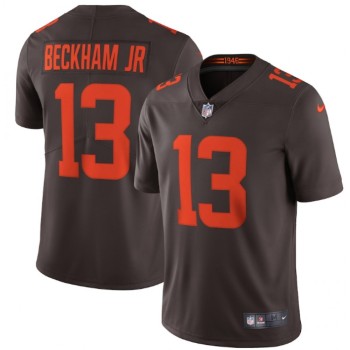Men's Cleveland Browns #13 Odell Beckham Jr.?New Brown Alternate Vapor Untouchable Limited NFL Stitched Jersey Men's Cleveland Browns #13 Odell Beckham Jr.?New Brown Alternate Vapor Untouchable Limited NFL Stitched Jersey