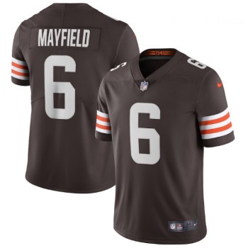 Men's Cleveland Browns #6 Baker Mayfield?New Brown Vapor Untouchable Limited NFL Stitched Jersey Men's Cleveland Browns #6 Baker Mayfield?New Brown Vapor Untouchable Limited NFL Stitched Jersey