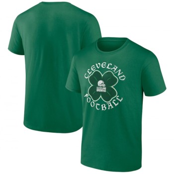 Men's Cleveland Browns Kelly Green St. Patrick's Day Celtic T-Shirt Men's Cleveland Browns Kelly Green St. Patrick's Day Celtic T-Shirt