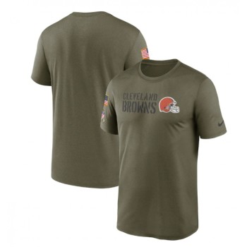 Men's Cleveland Browns Olive 2022 Salute to Service Legend Team T-Shirt Men's Cleveland Browns Olive 2022 Salute to Service Legend Team T-Shirt