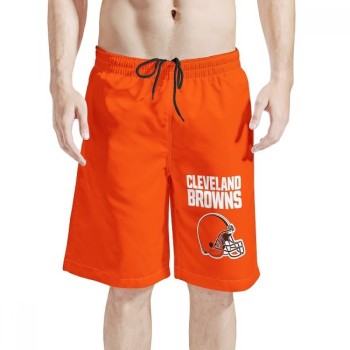 Men's Cleveland Browns Orange NFL Shorts Men's Cleveland Browns Orange NFL Shorts