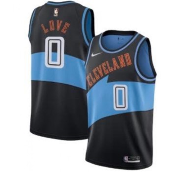 Men's Cleveland Cavaliers #0 Kevin Love Black/Blue Stitched Basketball Jersey Men's Cleveland Cavaliers #0 Kevin Love Black/Blue Stitched Basketball Jersey
