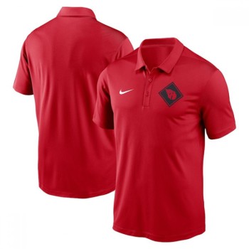 Men's Cleveland Guardians Red Team Logo Polo T-Shirt Men's Cleveland Guardians Red Team Logo Polo T-Shirt
