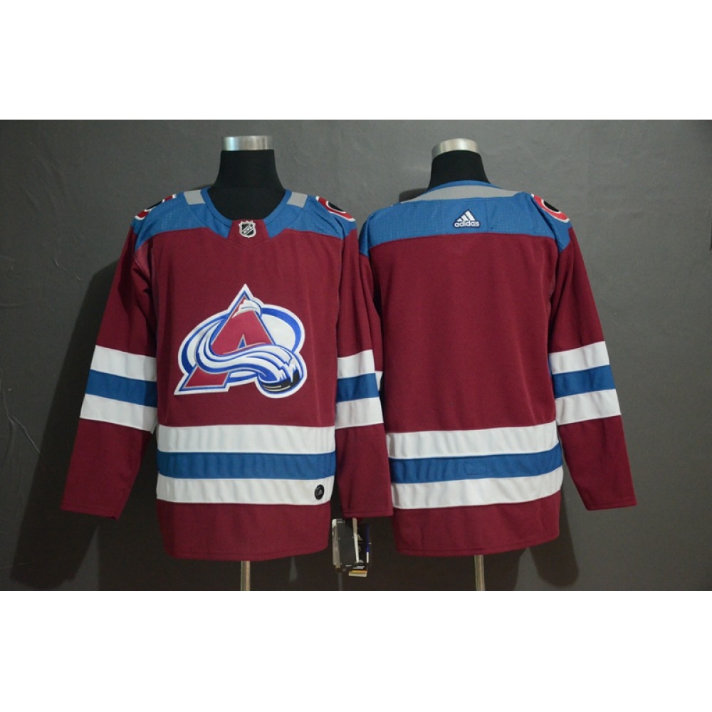 Men's Colorado Avalanche Burgundy Stitched NHL Jersey