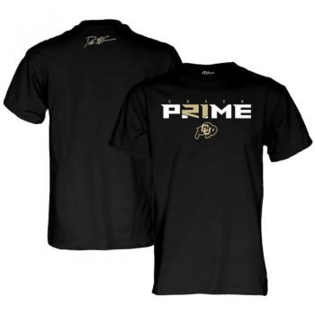 Men's Colorado Buffaloes Black Coach Prime T-Shirt Men's Colorado Buffaloes Black Coach Prime T-Shirt