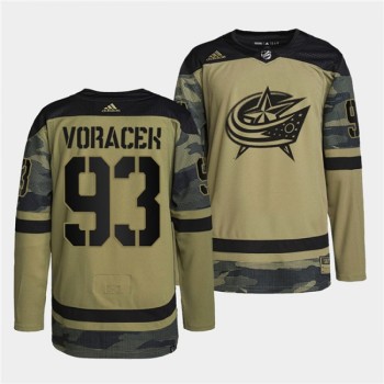 Men's Columbus Blue Jackets #93 Jakub Voracek 2022 Camo Military Appreciation Night Stitched Jersey Men's Columbus Blue Jackets #93 Jakub Voracek 2022 Camo Military Appreciation Night Stitched Jersey