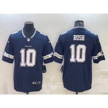 Men's Dallas Cowboys #10 Cooper Rush Navy Stitched Football Jersey Men's Dallas Cowboys #10 Cooper Rush Navy Stitched Football Jersey