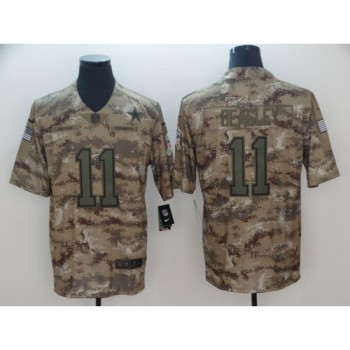 Men's Dallas Cowboys #11 Cole Beasley 2018 Camo Salute To Service Limited Stitched NFL Jersey Men's Dallas Cowboys #11 Cole Beasley 2018 Camo Salute To Service Limited Stitched NFL Jersey