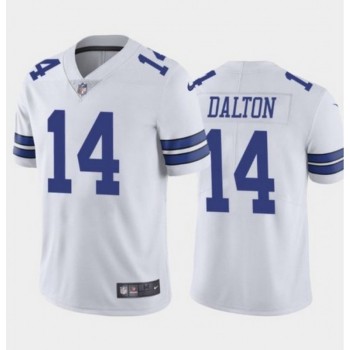 Men's Dallas Cowboys #14 Andy Dalton White Vapor Untouchable Limited Stitched Jersey Men's Dallas Cowboys #14 Andy Dalton White Vapor Untouchable Limited Stitched Jersey