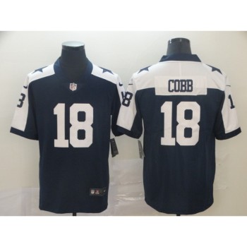 Men's Dallas Cowboys #18 Randall Cobb Navy Vapor Untouchable Limited Stitched NFL Jersey Men's Dallas Cowboys #18 Randall Cobb Navy Vapor Untouchable Limited Stitched NFL Jersey
