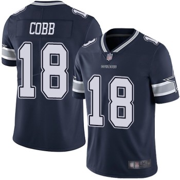 Men's Dallas Cowboys #18 Randall Cobb Navy Vapor Untouchable Limited Stitched NFL Jersey Men's Dallas Cowboys #18 Randall Cobb Navy Vapor Untouchable Limited Stitched NFL Jersey
