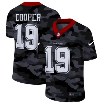 Men's Dallas Cowboys #19 Amari Cooper 2020 Camo Limited Stitched Jersey Men's Dallas Cowboys #19 Amari Cooper 2020 Camo Limited Stitched Jersey