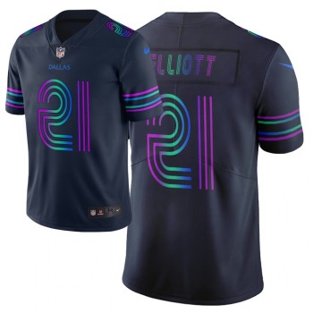 Men's Dallas Cowboys #21 Ezekiel Elliott Navy 2019 City Edition Limited Stitched NFL Jersey Men's Dallas Cowboys #21 Ezekiel Elliott Navy 2019 City Edition Limited Stitched NFL Jersey