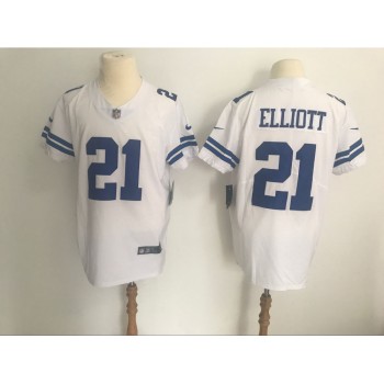 Men's Dallas Cowboys #21 Ezekiel Elliott White Vapor Untouchable Stitched NFL Jersey Men's Dallas Cowboys #21 Ezekiel Elliott White Vapor Untouchable Stitched NFL Jersey