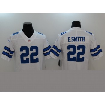 Men's Dallas Cowboys #22 Emmitt Smith White Vapor Untouchable Player Limited Jersey Men's Dallas Cowboys #22 Emmitt Smith White Vapor Untouchable Player Limited Jersey