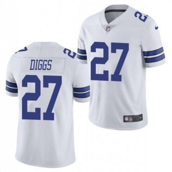 Men's Dallas Cowboys #27 Trevon Diggs White Vapor Limited Stitched Jersey Men's Dallas Cowboys #27 Trevon Diggs White Vapor Limited Stitched Jersey