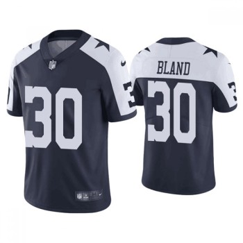 Men's Dallas Cowboys #30 DaRon Bland White/Navy Vapor Limited Stitched Jersey Men's Dallas Cowboys #30 DaRon Bland White/Navy Vapor Limited Stitched Jersey