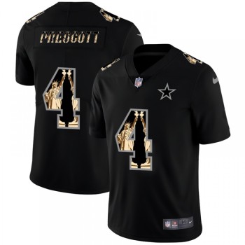 Men's Dallas Cowboys #4 Dak Prescott 2019 Black Statue of Liberty Limited Stitched NFL Jersey Men's Dallas Cowboys #4 Dak Prescott 2019 Black Statue of Liberty Limited Stitched NFL Jersey