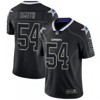 Men's Dallas Cowboys #54 Jaylon Smith Black Lights Out Color Rush NFL Limited Jersey Men's Dallas Cowboys #54 Jaylon Smith Black Lights Out Color Rush NFL Limited Jersey