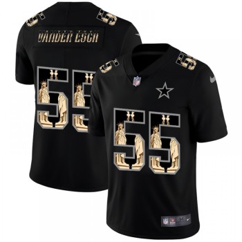 Men's Dallas Cowboys #55 Leighton Vander Esch 2019 Black Statue of Liberty Limited Stitched NFL Jersey Men's Dallas Cowboys #55 Leighton Vander Esch 2019 Black Statue of Liberty Limited Stitched NFL Jersey