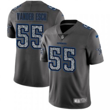 Men's Dallas Cowboys #55 Leighton Vander Esch 2019 Gray Fashion Static Limited Stitched NFL Jersey Men's Dallas Cowboys #55 Leighton Vander Esch 2019 Gray Fashion Static Limited Stitched NFL Jersey