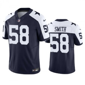 Men's Dallas Cowboys #58 Mazi Smith Navy 2023 F.U.S.E. Vapor Limited Stitched Football Jersey Men's Dallas Cowboys #58 Mazi Smith Navy 2023 F.U.S.E. Vapor Limited Stitched Football Jersey