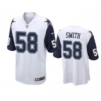 Men's Dallas Cowboys #58 Mazi Smith White Thanksgiving Stitched Football Jersey Men's Dallas Cowboys #58 Mazi Smith White Thanksgiving Stitched Football Jersey